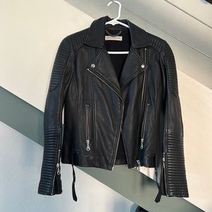 Whistles leather jacket